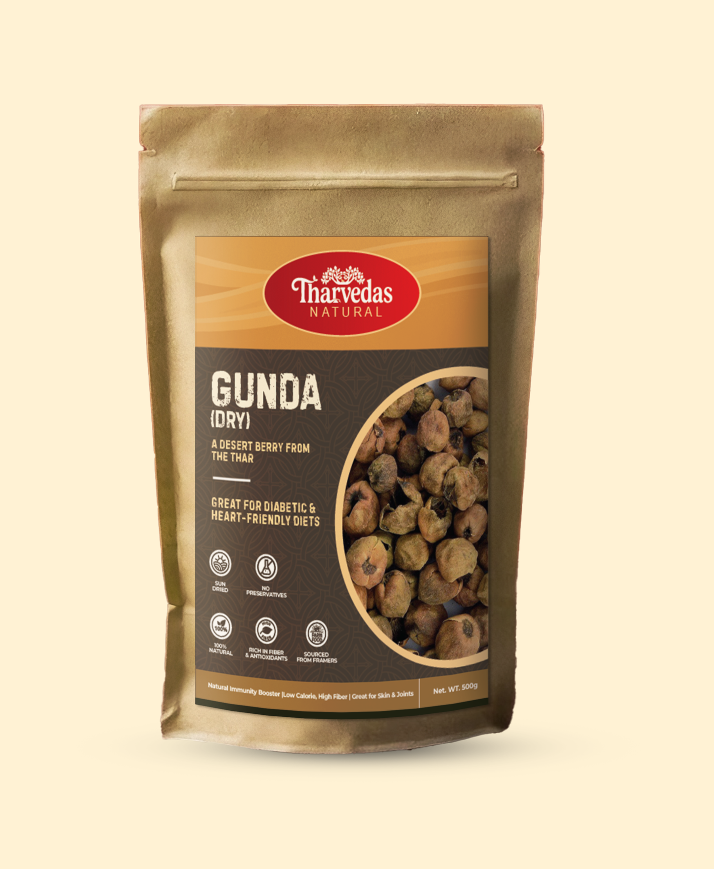 Gunda Clammy Cherry 500G